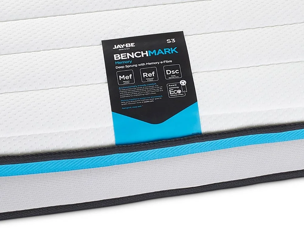 Jay-Be Jay-Be Benchmark S3 3ft Single Memory Eco-Friendly Mattress in a Box