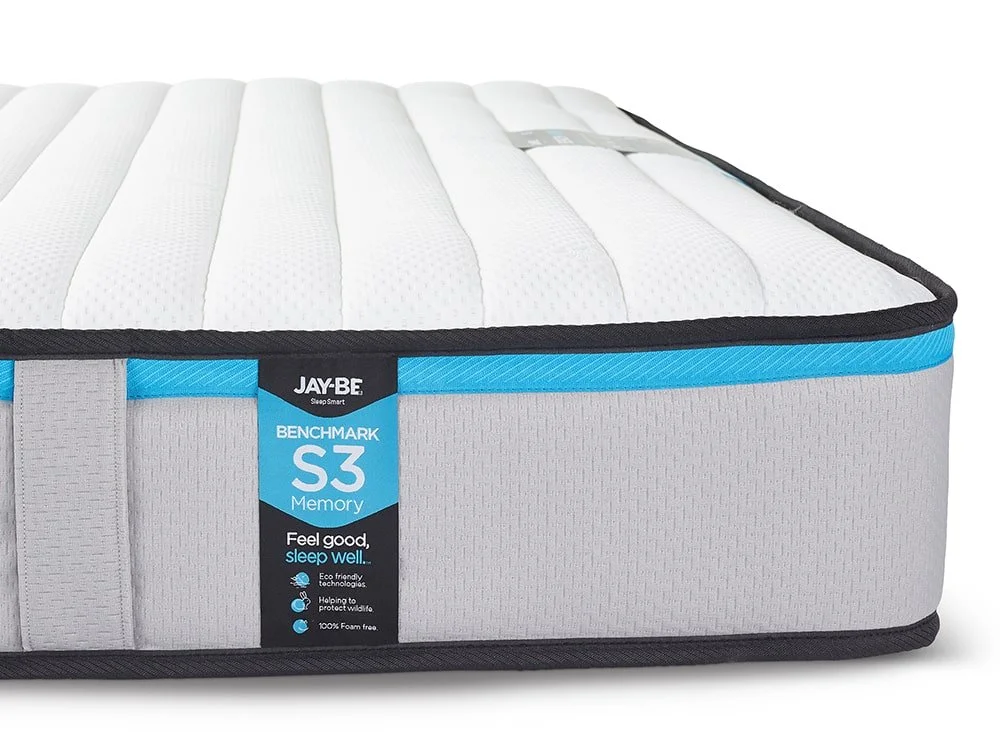 Jay-Be Jay-Be Benchmark S3 4ft Small Double Memory Eco-Friendly Mattress in a Box