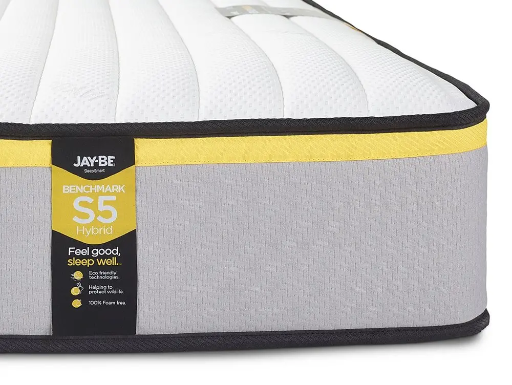 Jay-Be Jay-Be Benchmark S5 3ft Single Hybrid Eco-Friendly Mattress in a Box