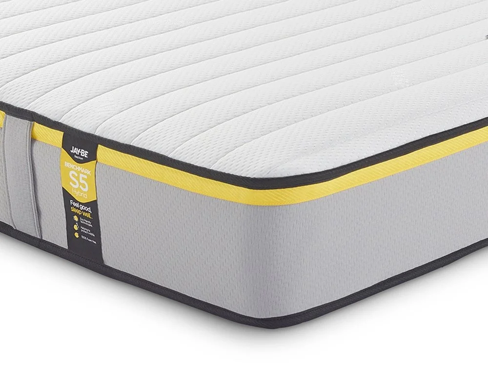 Jay-Be Jay-Be Benchmark S5 3ft Single Hybrid Eco-Friendly Mattress in a Box