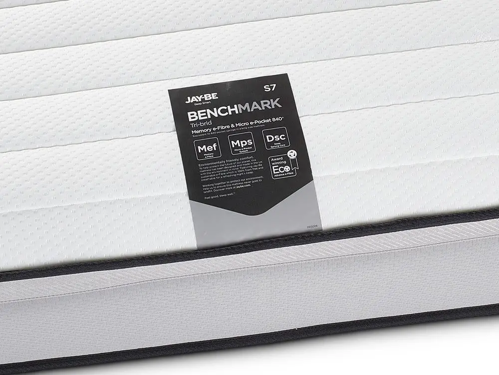 Jay-Be Jay-Be Benchmark S7 4ft6 Double Tri-brid Eco-Friendly Mattress in a Box