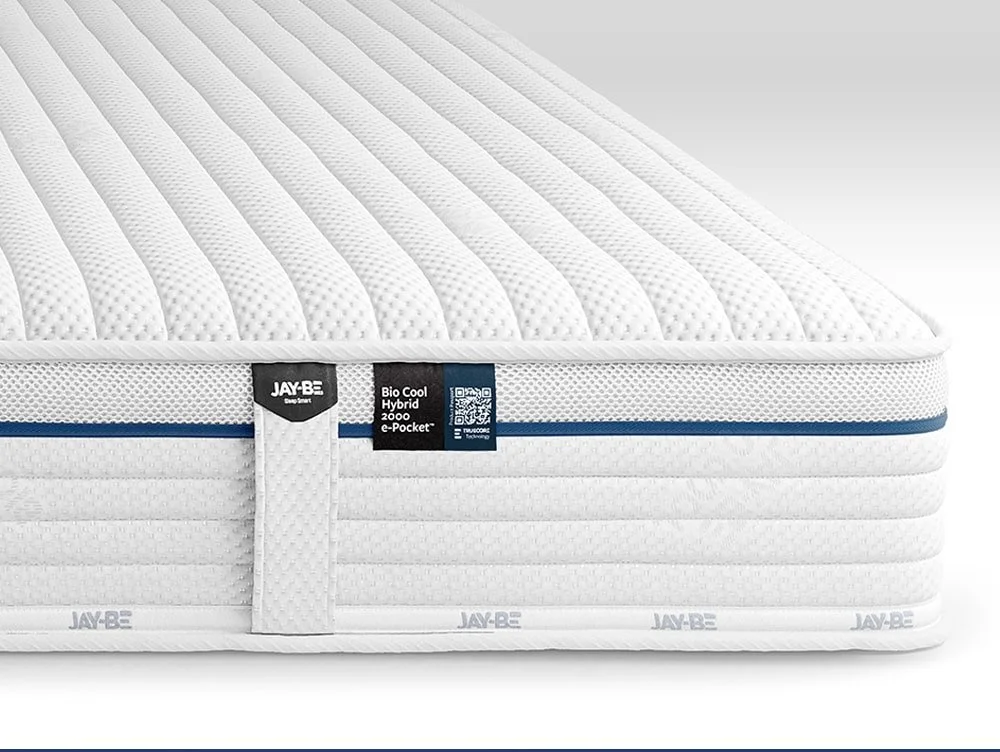 Jay-Be Jay-Be Bio Cool 3ft Single Hybrid 2000 e-Pocket Eco-Friendly Mattress in a Box