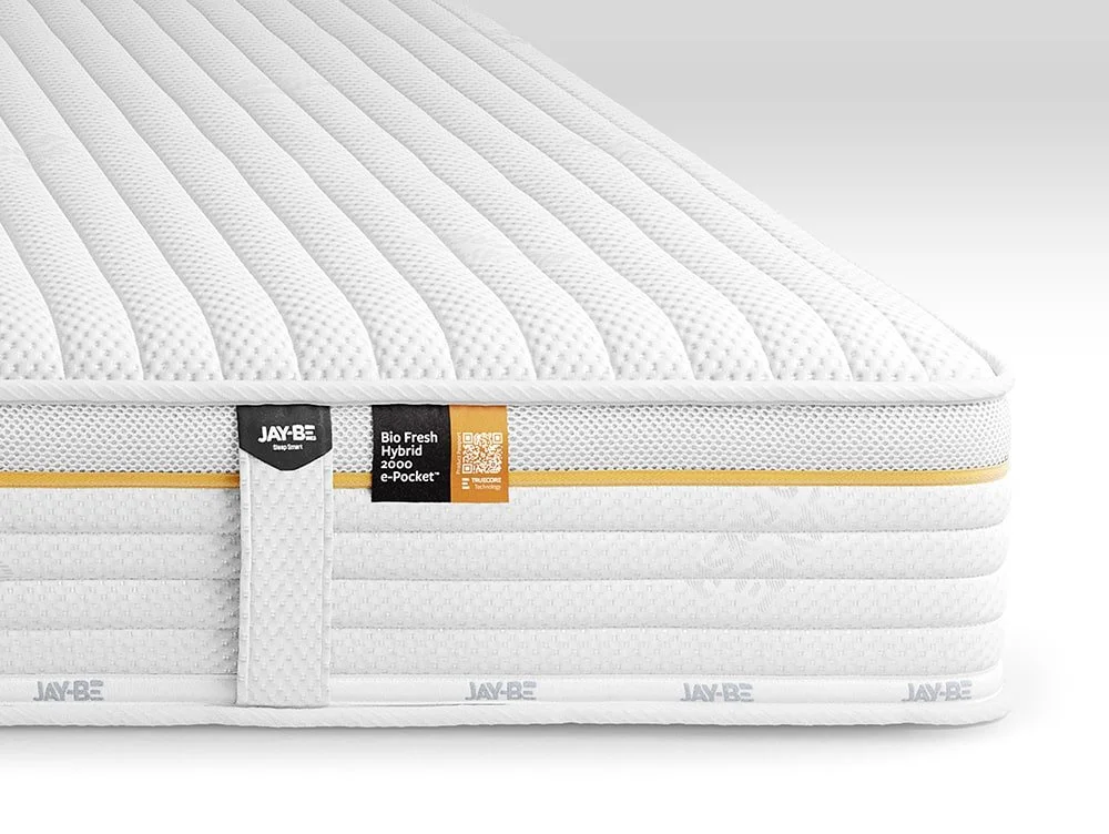 Jay-Be Jay-Be Bio Fresh 3ft Single Hybrid 2000 e-Pocket Eco-Friendly Mattress in a Box