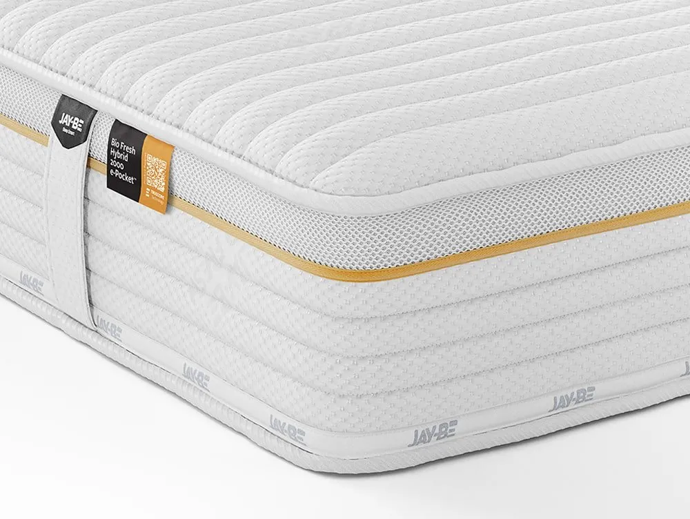 Jay-Be Jay-Be Bio Fresh 3ft Single Hybrid 2000 e-Pocket Eco-Friendly Mattress in a Box