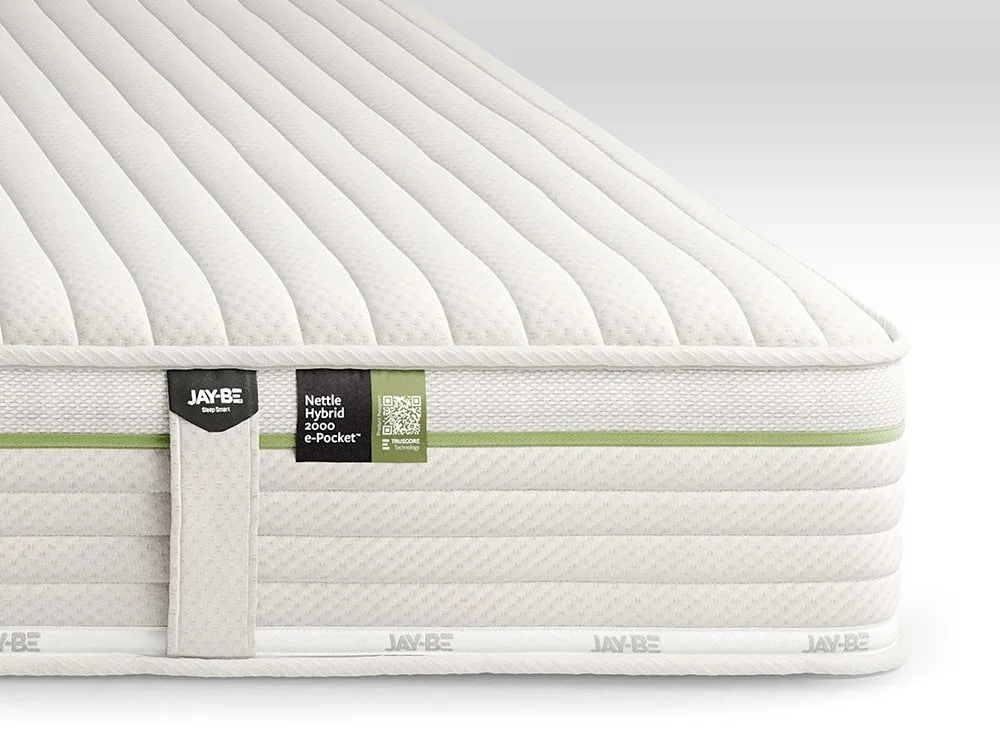 Jay-Be Jay-Be Natural All Seasons 3ft Single Nettle Hybrid 2000 e-Pocket Mattress in a Box