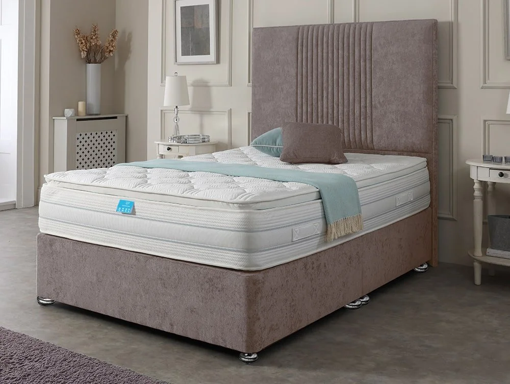 Willow & Eve Willow & Eve Bed Co. Thermacool Gel Pocket 2000 Pillowtop 4ft Small Double Divan Bed