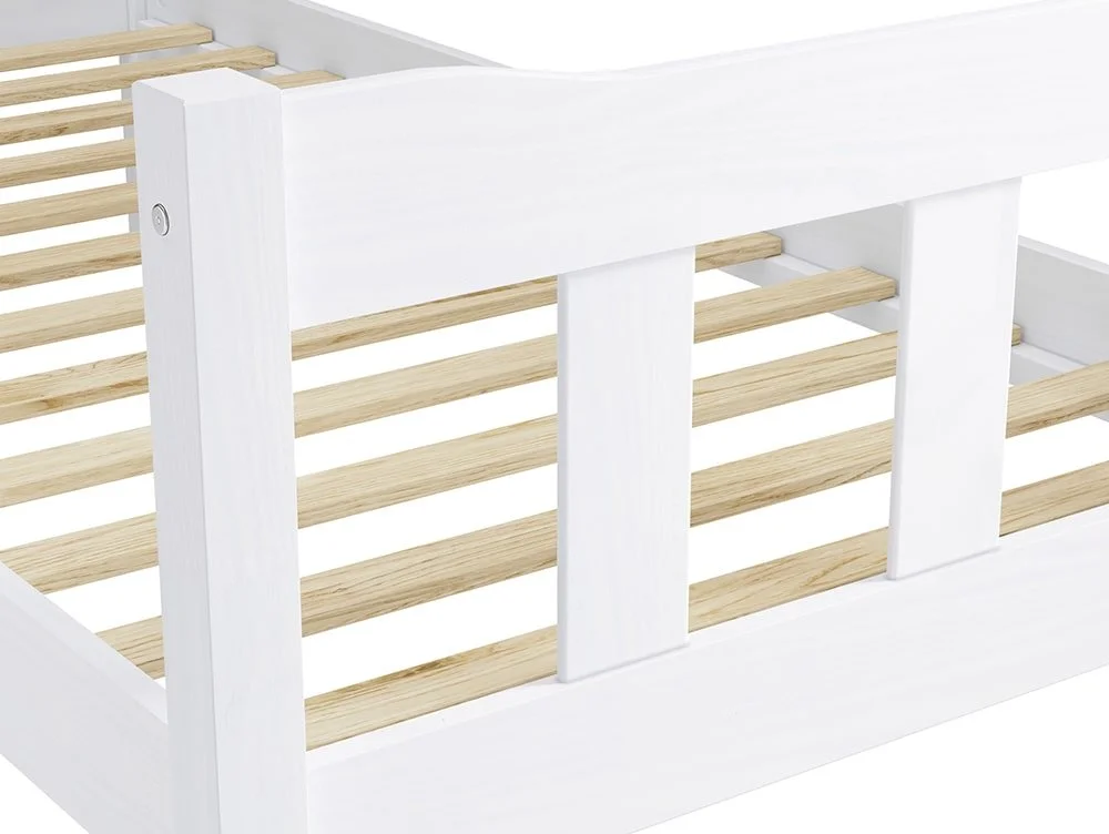 LPD LPD Havana 3ft Single White Wooden Bed Frame