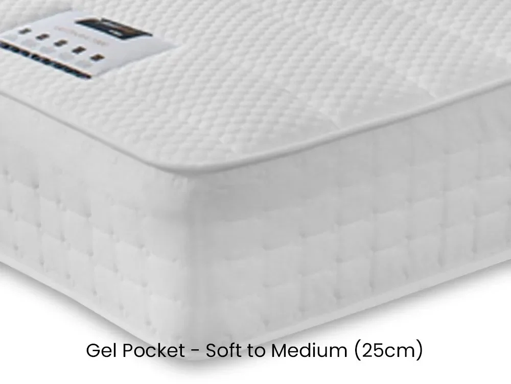 Flexisleep Flexisleep Leyburn Pocket and Gel Pocket 1000 Dual Tension Electric Adjustable 5ft King Size Bed (2 x 2ft6)