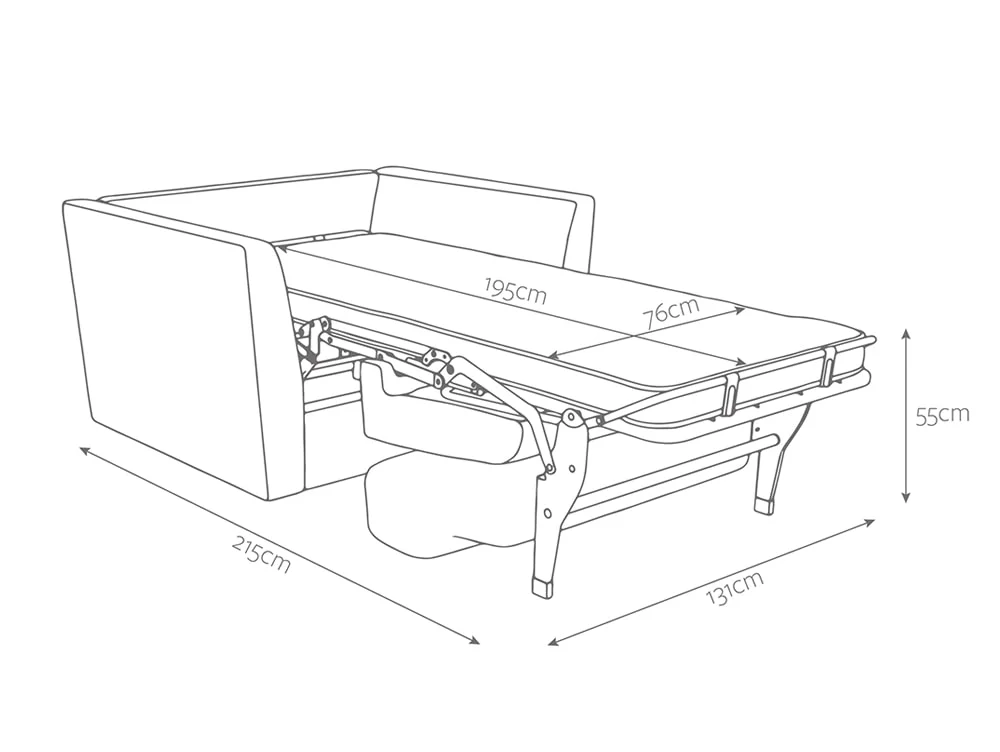 Jay-Be Jay-Be Elegance Snuggler Sofa Bed