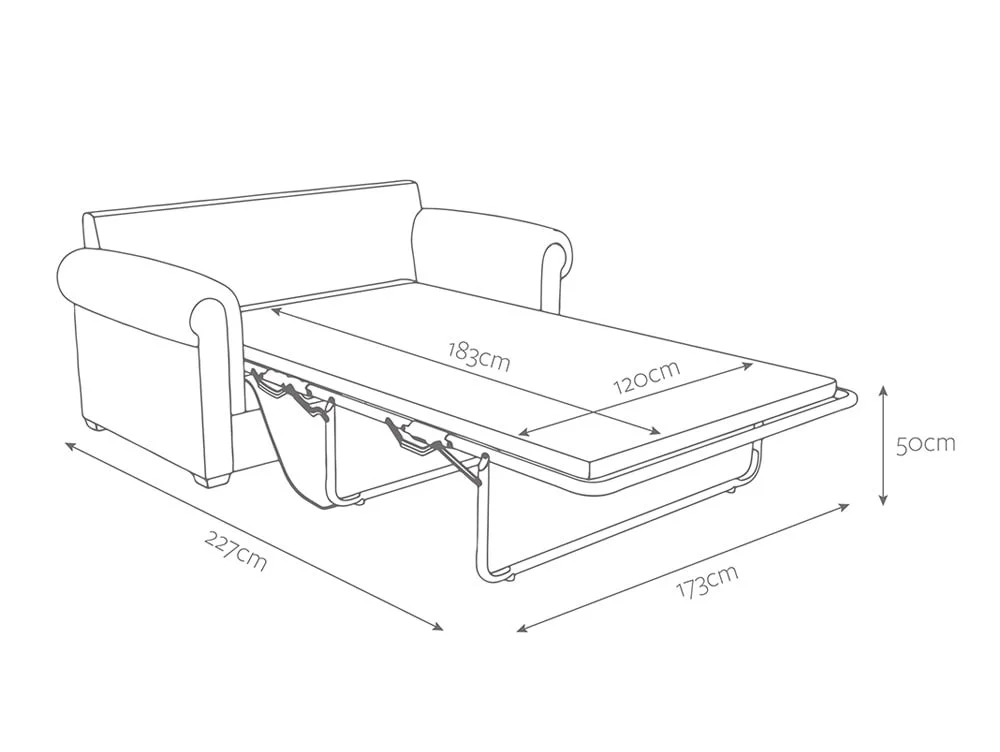 Jay-Be Jay-Be Heritage 2 Seater Sofa Bed