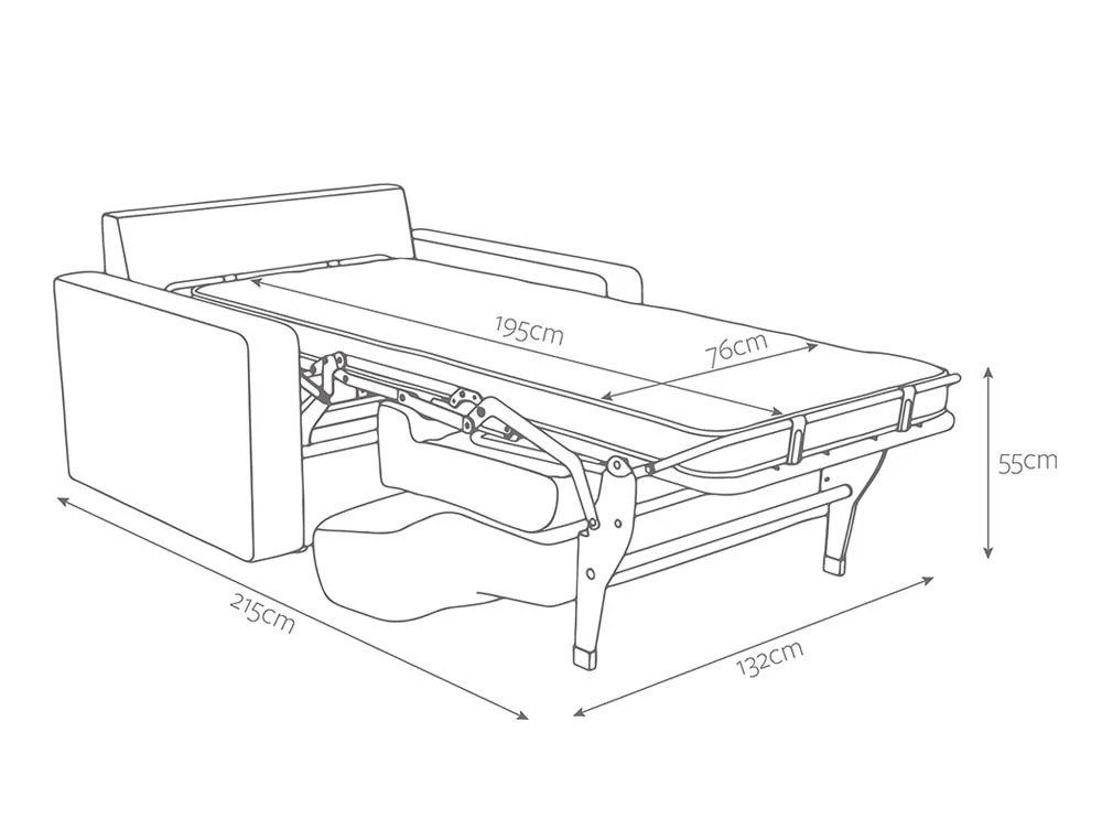 Jay-Be Jay-Be Linea Snuggler Sofa Bed