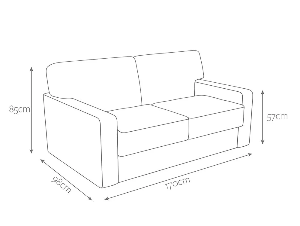 Jay-Be Jay-Be Linea 2 Seater Sofa Bed