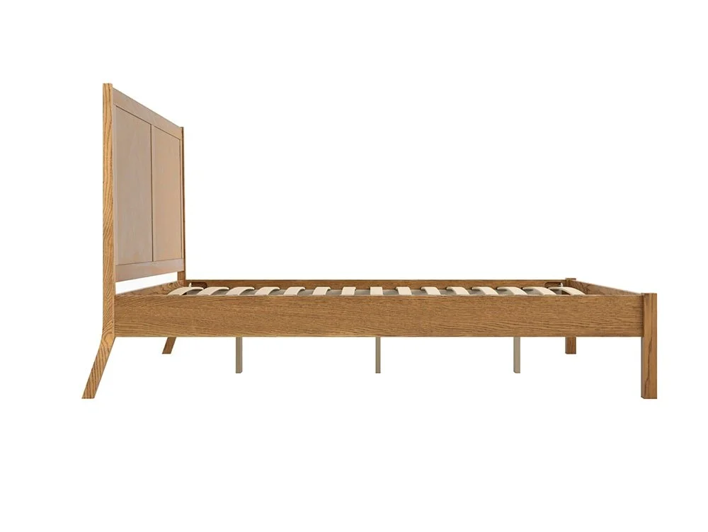 LPD LPD Palms 4ft6 Double Smoked Oak Wooden Bed Frame