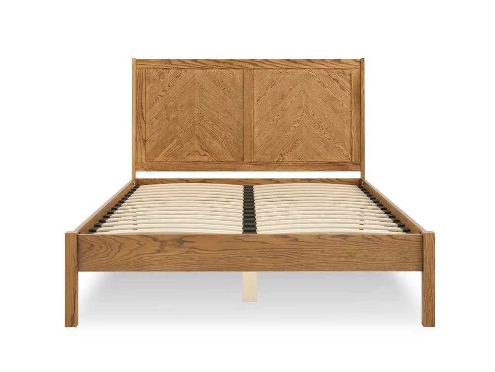 LPD LPD Palms 4ft6 Double Smoked Oak Wooden Bed Frame