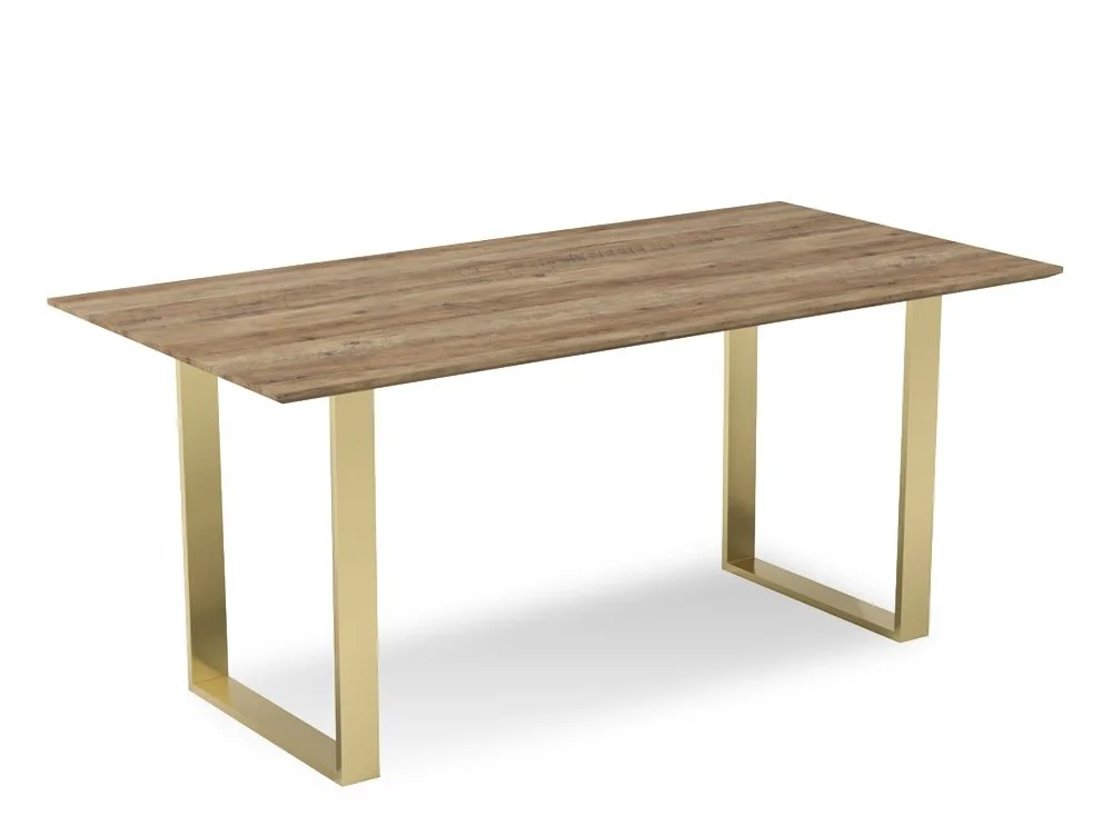 LPD LPD Antibes 180cm Russet and Gold Wooden Dining Table