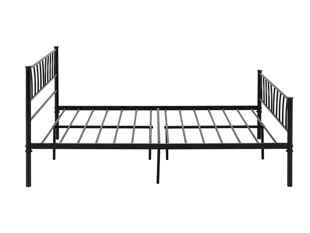 Seconique Seconique Harlow 4ft6 Double Black Metal Bed Frame