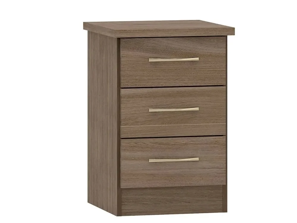 Seconique Seconique Nevada Rustic Oak 4 Piece Medium Bedroom Furniture Package