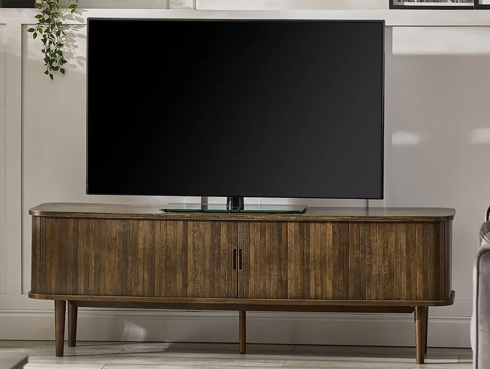 Julian Bowen Julian Bowen Arya Dark Oak 2 Door TV Cabinet