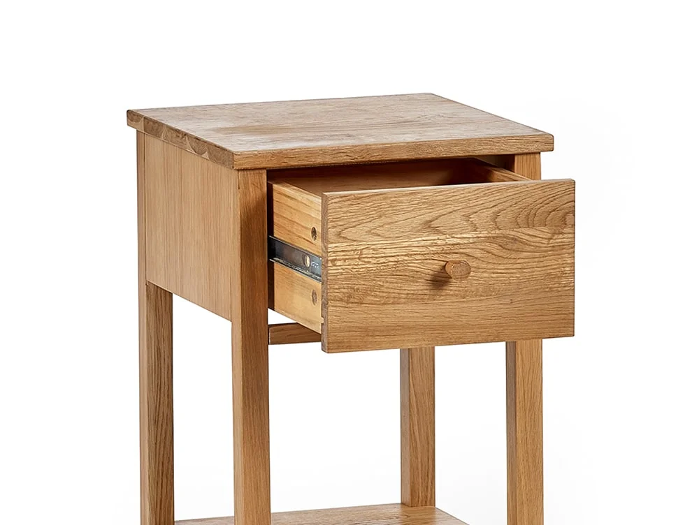 Julian Bowen Julian Bowen Coxmoor Oak 1 Drawer Bedside Table