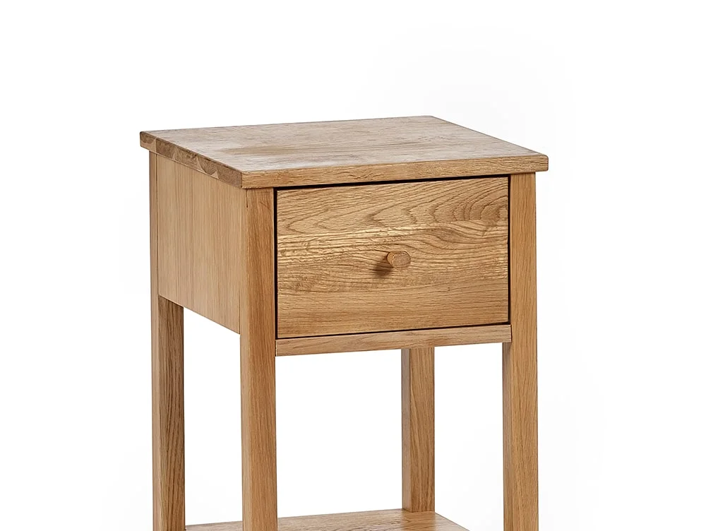 Julian Bowen Julian Bowen Coxmoor Oak 1 Drawer Bedside Table