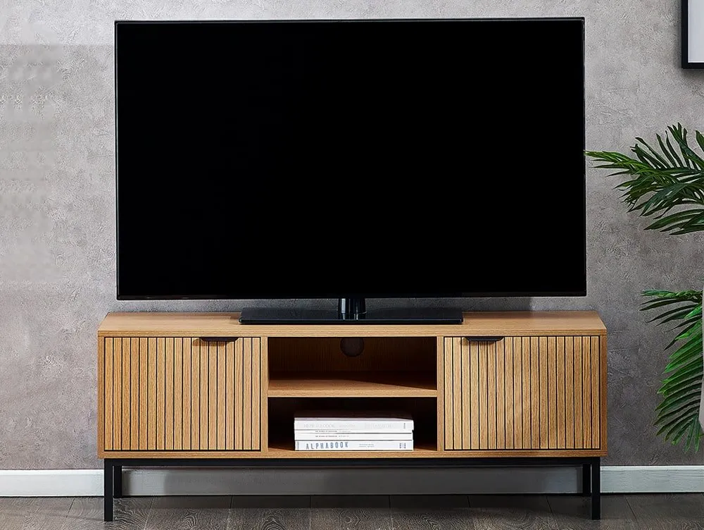 Julian Bowen Julian Bowen Sia Oak 2 Door TV Unit