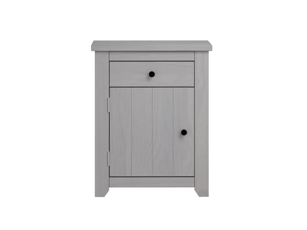 LPD LPD Havana Grey 1 Drawer Small Bedside Table