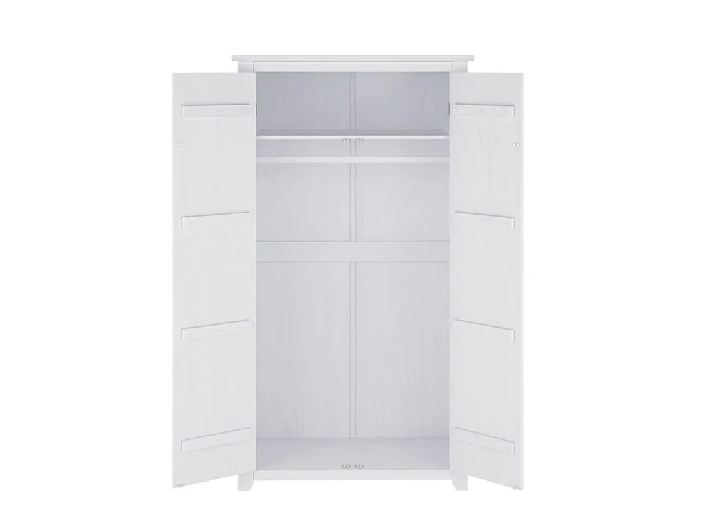 LPD LPD Havana White 2 Door Double Wardrobe