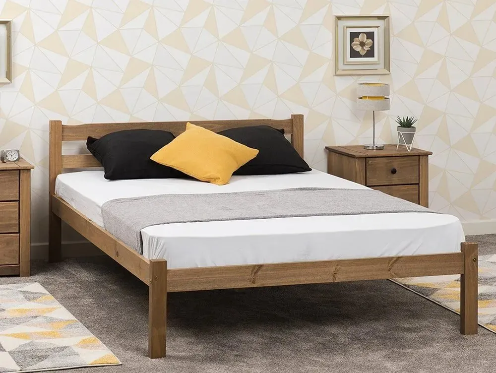 Seconique Clearance - Seconique Panama 4ft6 Double Pine Wooden Bed Frame