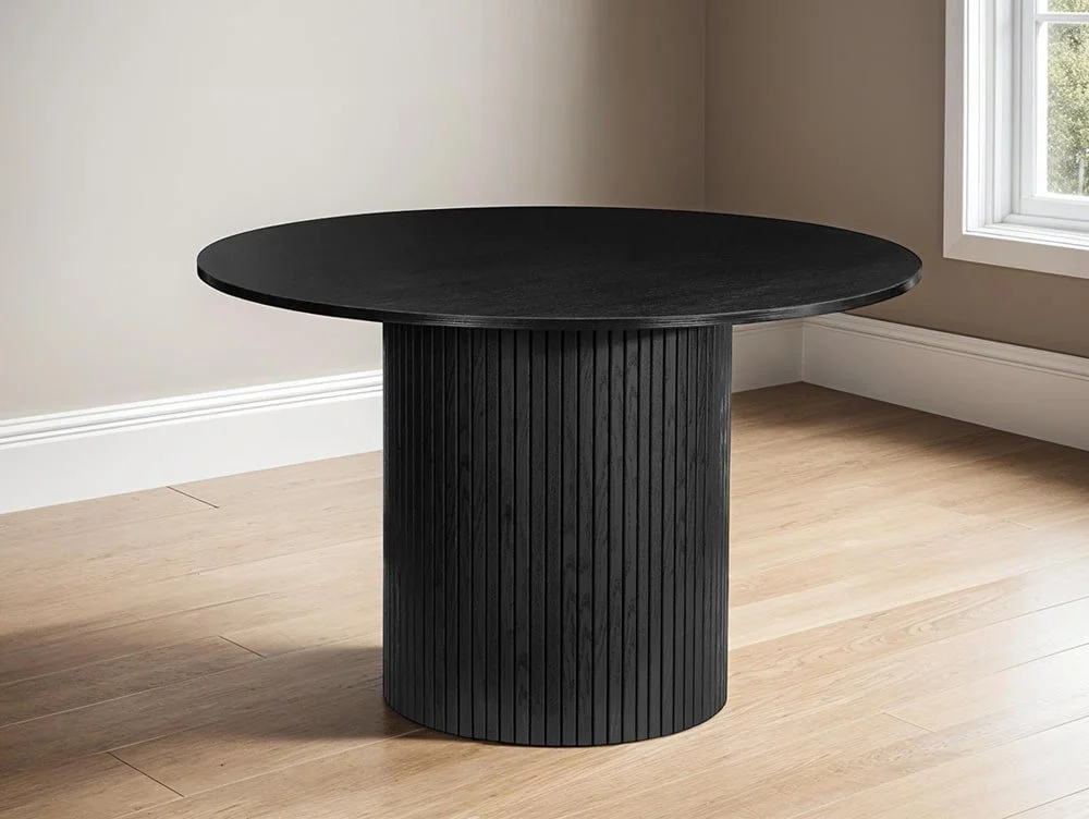 Birlea Furniture & Beds Birlea Axel 120cm Black Dining Table