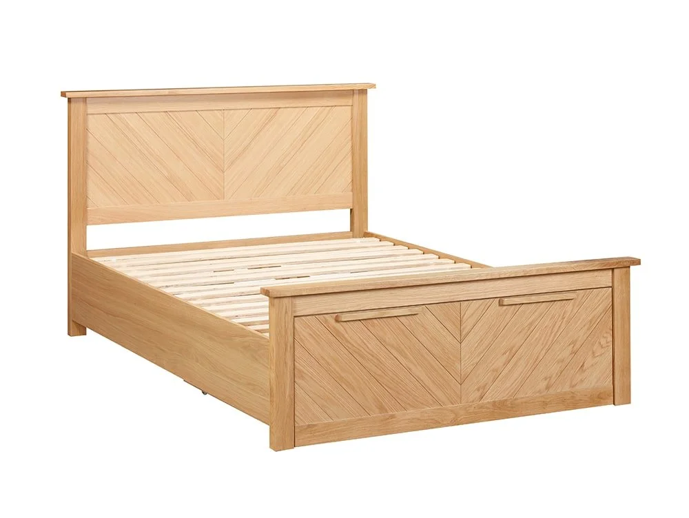 Limelight  Limelight Kenji 5ft King Size Oak Wooden 1 Drawer Bed Frame