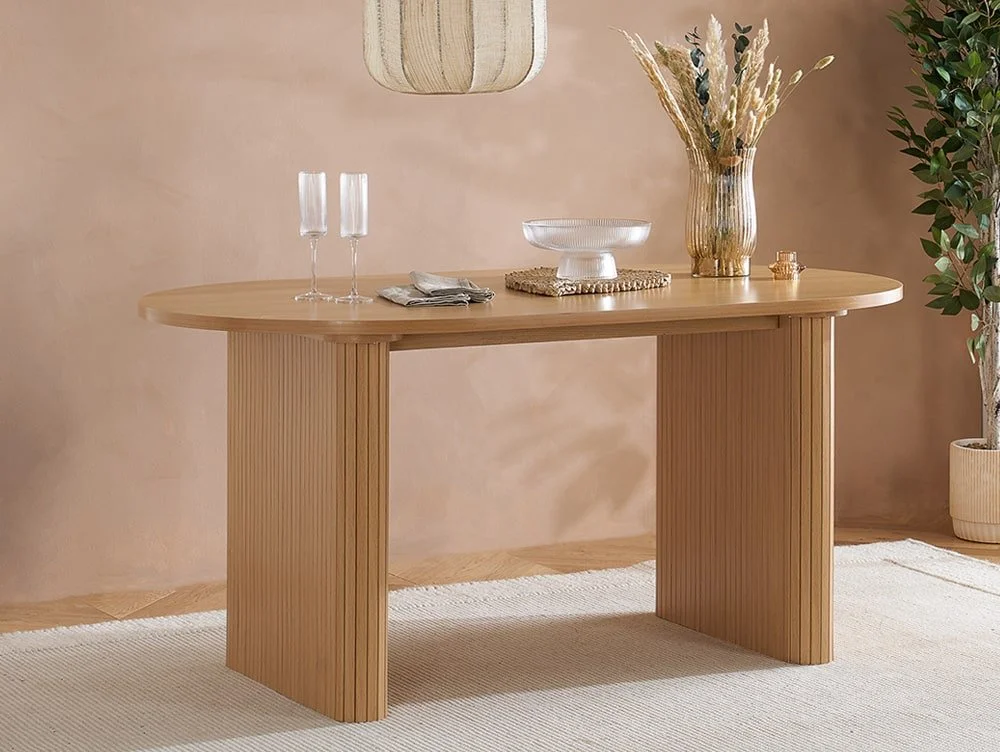 Birlea Furniture & Beds Birlea Axel 160cm Oak Dining Table