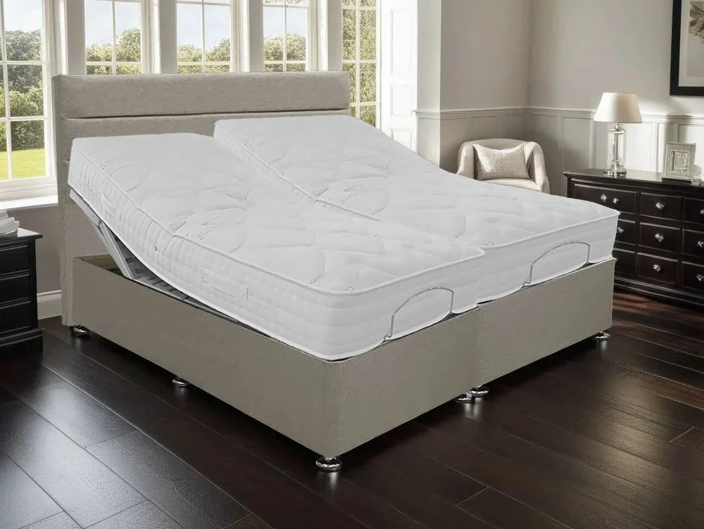 Willow & Eve Willow & Eve Copper Memory Pocket 2000 Electric Adjustable 6ft Super King Size Bed (2 x 3ft)