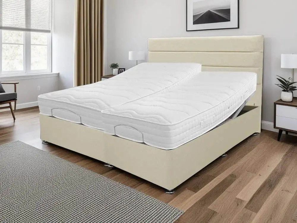 Willow & Eve Willow & Eve Latex Pocket 2000 Electric Adjustable 5ft King Size Bed (2 x 2ft6)