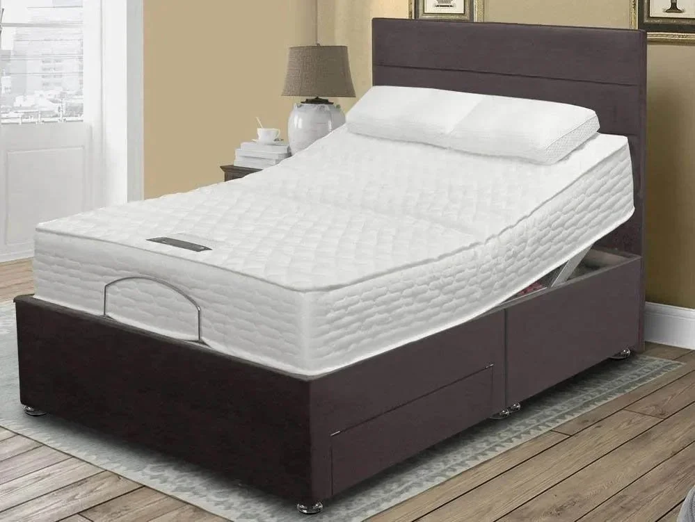 ASC ASC Contour Memory Electric Adjustable 4ft6 Double Bed