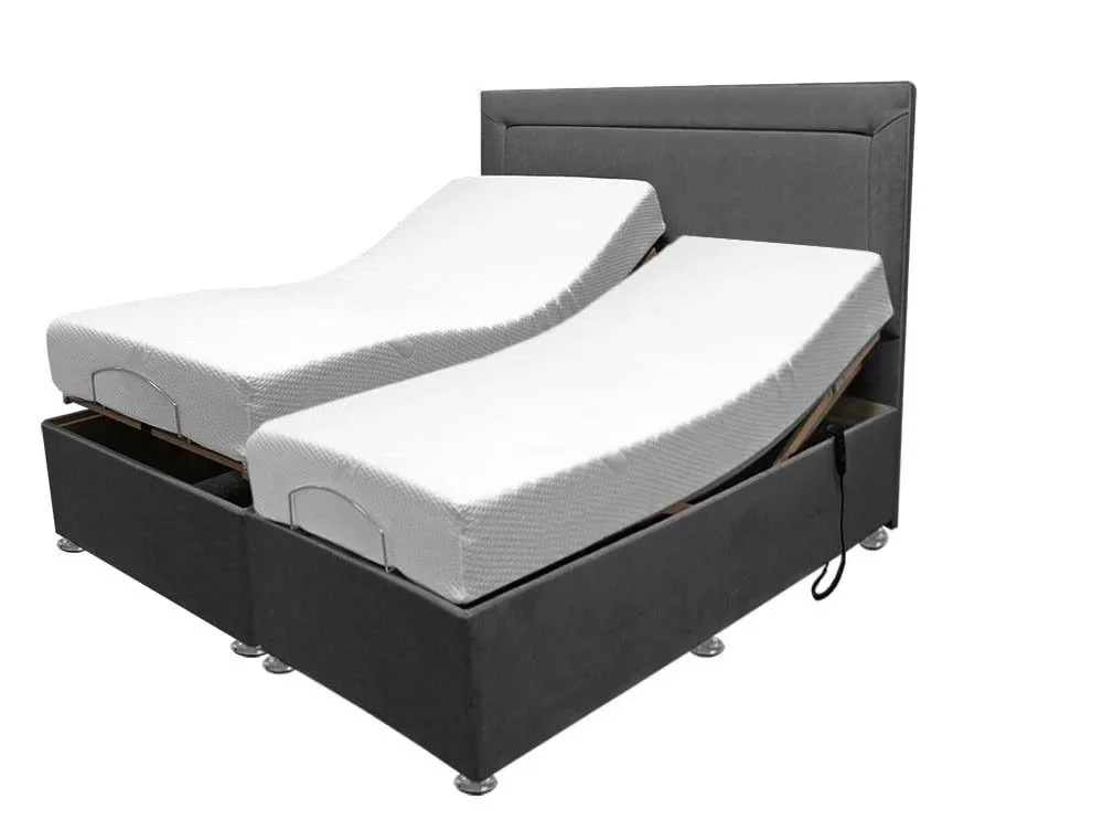 Komfi Komfi PureProfile Coolmax Electric Adjustable 5ft King Size Bed (2 x 2ft6)