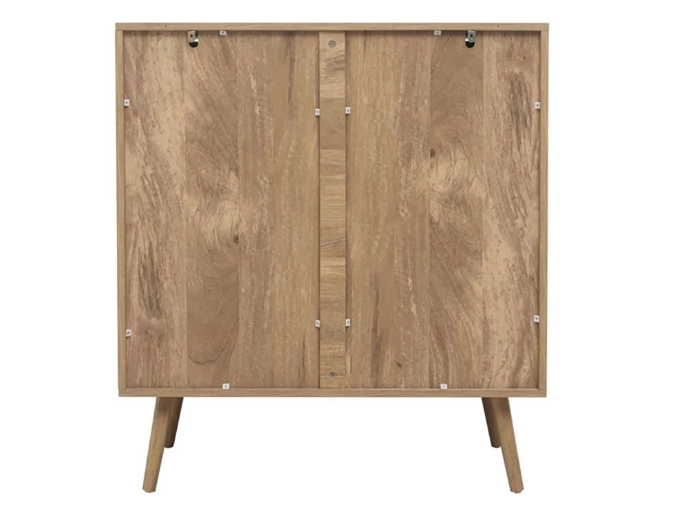 Birlea Furniture & Beds Birlea Noah Rattan and Oak 5 Drawer Chest of Drawers