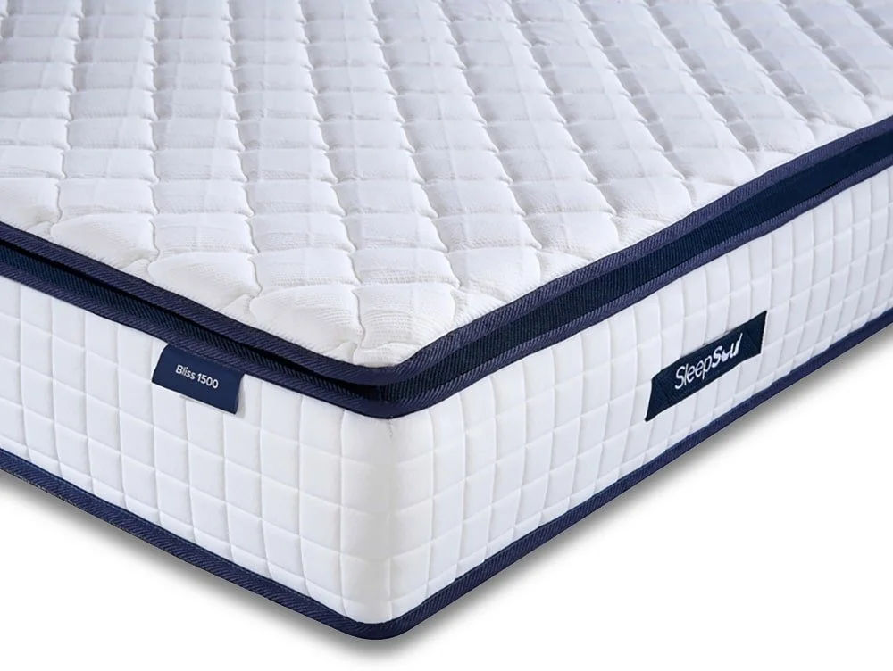 SleepSoul SleepSoul Bliss Memory Pocket 1500 Pillowtop 3ft Single Mattress in a Box