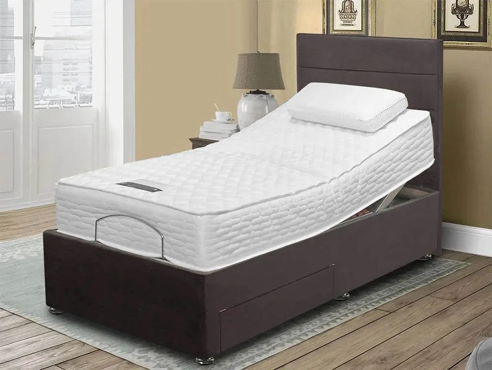 ASC ASC Contour Memory Electric Adjustable 3ft Single Bed