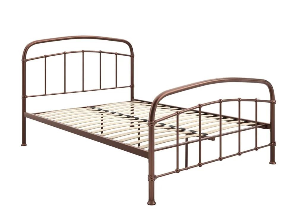 LPD LPD Halston 5ft King Size Copper Metal Bed Frame