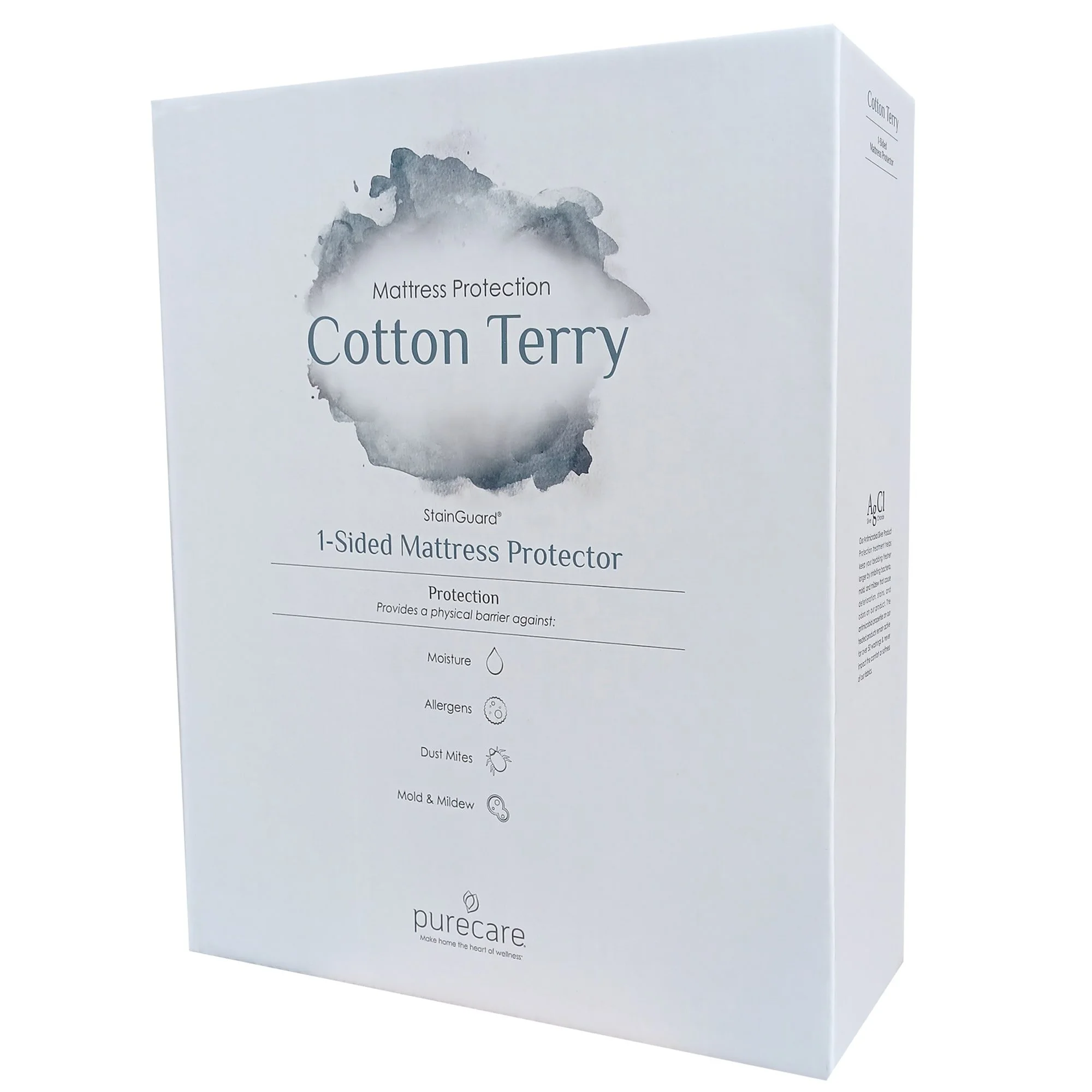 Purecare Purecare 2 in 1 Cotton Terry Waterproof Mattress Protector