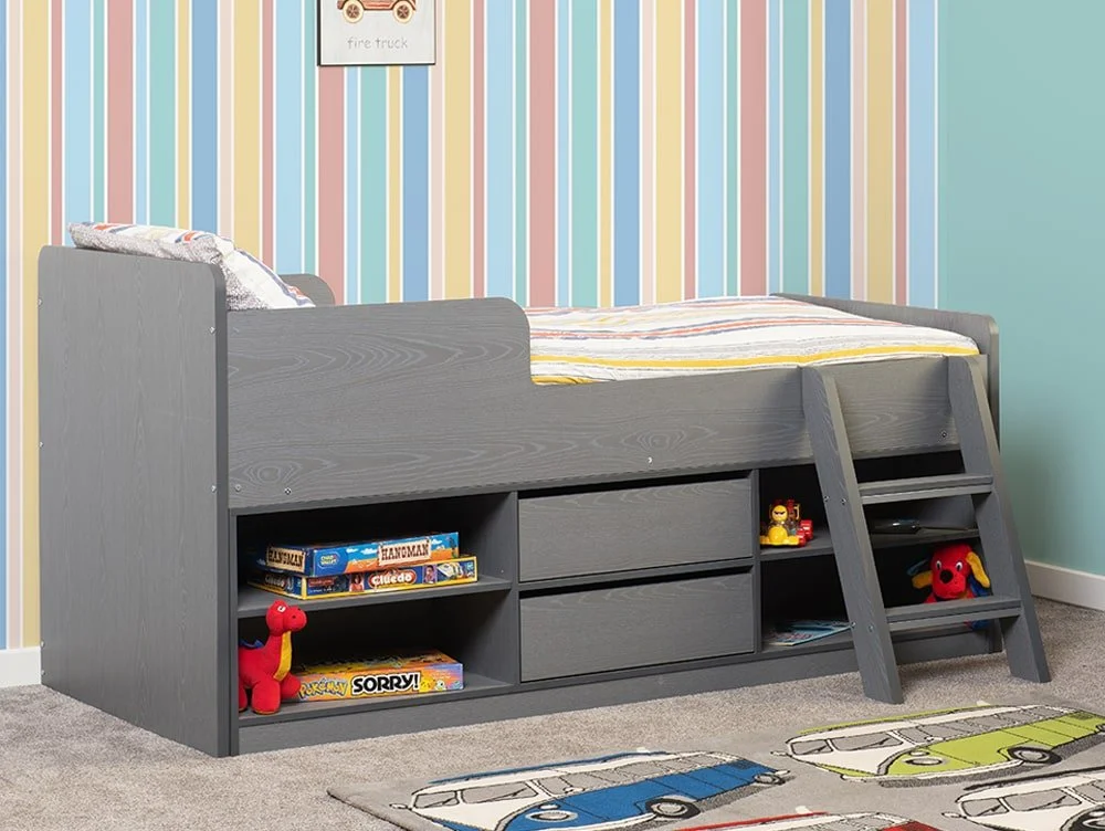 Seconique Seconique Felix 3ft Single Grey Cabin Bed Frame