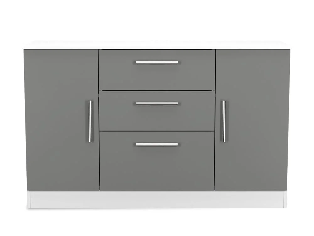 Welcome Welcome Contrast 2 Door 3 Drawer Sideboard (Assembled)