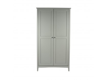 Core Como Light Grey 2 Door Wardrobe