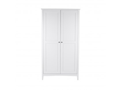 Core Como White 2 Door Wardrobe