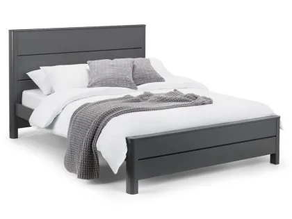 Julian Bowen Chloe 5ft King Size Grey Wooden Bed Frame