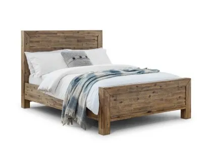 Julian Bowen Hoxton Rustic 6ft Wooden Super King Size Bed Frame