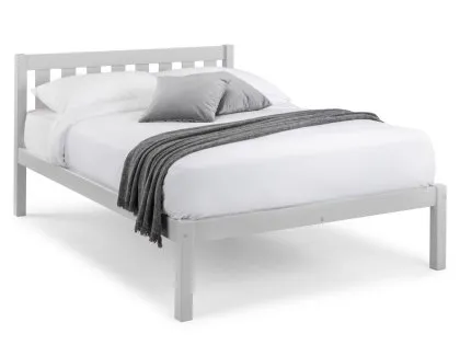 Julian Bowen Luna 4ft6 Double Dove Grey Wooden Bed Frame