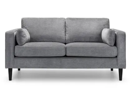 Julian Bowen Hayward Grey Chenille 2 Seater Sofa