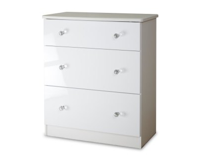 Welcome Lumiere 3 Drawer Deep Chest of Drawers (Assembled)