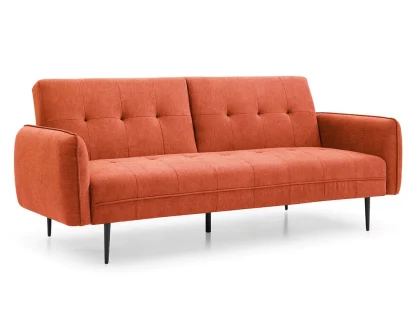 Kyoto Erik Orange Soft Touch Sofa Bed